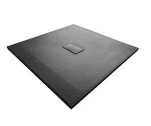 Изображение товара Душевой поддон WasserKRAFT  74T19, квадратный, 100 х 100 см, SMC (стеклопластик), черный