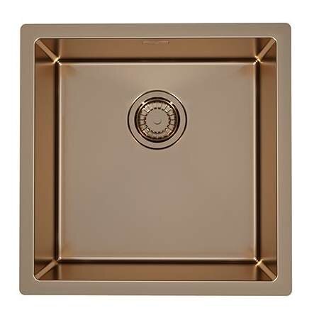 Изображение товара Мойка кухонная Alveus Monarch Quadrix 30 BRS 90 FI 1122689 450х450 мм, с PVD покрытием, медно-красный