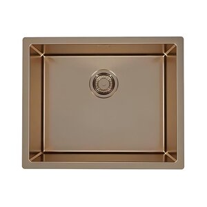 Изображение товара Мойка кухонная Alveus Monarch Quadrix 50 1122691 550х450 мм, с PVD покрытием, цвет медь