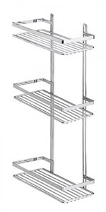 Изображение товара Полка прямая Tekno-tel ES065, трехъярусная, хром
