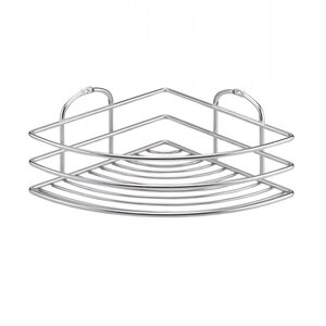 Изображение товара Угловая полка Tekno-tel BK021 хром для ванной и кухни