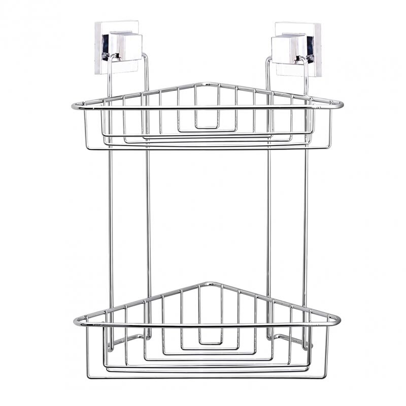 Изображение товара Полка Tekno-tel EF257 Хром Двухъярусная самоклеящаяся Изображение товара Полка Tekno-tel EF257 Хром Двухъярусная самоклеящаяся