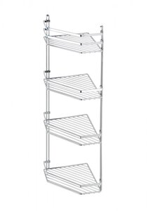 Изображение товара Полка угловая Tekno-tel ES059, четырехъярусная, хром