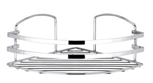 Изображение товара Угловая настенная полка Tekno-tel LM007SSM из нержавеющей стали серый матовый