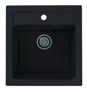 Изображение товара Мойка кухонная Alveus Granital Atrox 20 1131990 470х500 мм, угольный Изображение товара Мойка кухонная Alveus Granital Atrox 20 1131990 470х500 мм, угольный