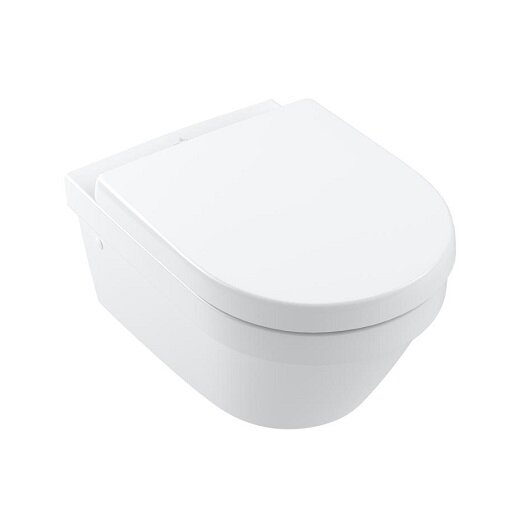 Изображение товара Подвесной унитаз Villeroy&Boch Architectura 4694 HR01 безободковый с крышкой микролифт