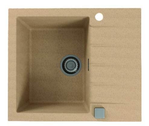 Изображение товара Кухонная мойка Alveus Granital Cadit 10 590х500 мм из гранитного композита бежевый