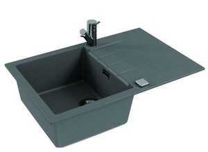 Изображение товара Мойка кухонная Alveus Granital Cadit 20 790х500 мм бетон