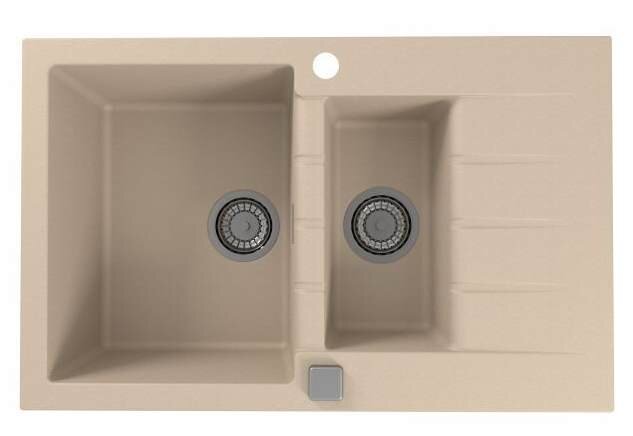 Изображение товара Мойка кухонная Alveus Granital Cadit 70 1131358 790х500 мм, песчаный