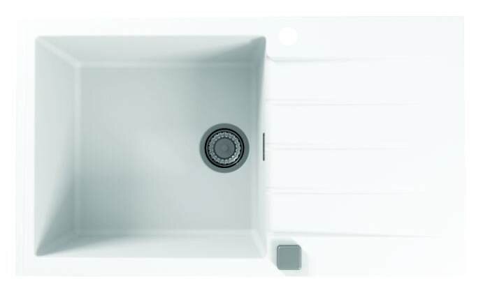 Изображение товара Мойка кухонная Alveus Granital Cadit 40 1132027 860х500 мм, белый Изображение товара Мойка кухонная Alveus Granital Cadit 40 1132027 860х500 мм, белый