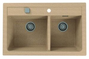 Изображение товара Мойка кухонная Alveus Granital Atrox 50 1132000 790х500 мм, бежевый