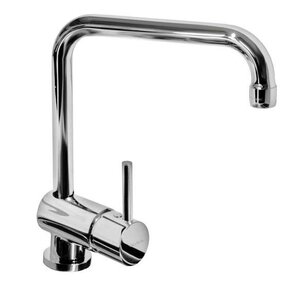 Изображение товара Смеситель для кухни Alveus Quadra 1126719 хром однорычажный П-образный