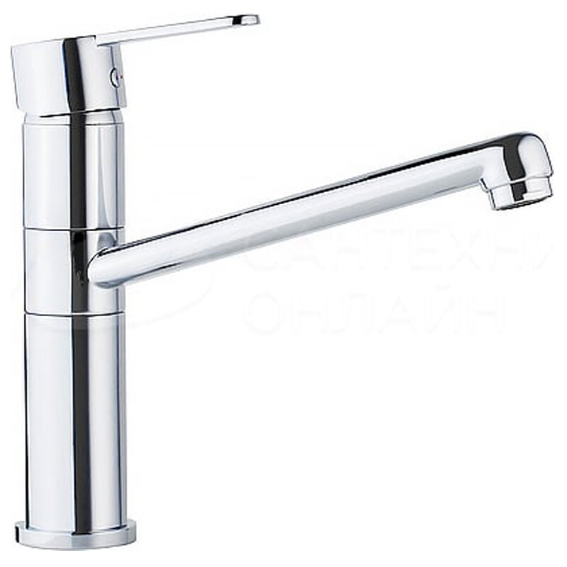 Изображение товара Смеситель для кухни Alveus Zenit 1119872 хром однорычажный поворотный