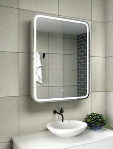 Изображение товара Зеркальный шкаф Relisan Angelica 60 см с Led-подсветкой. белый