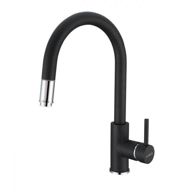 Изображение товара Смеситель для кухни Alveus Granital Delos-P G91 1129022, угольный