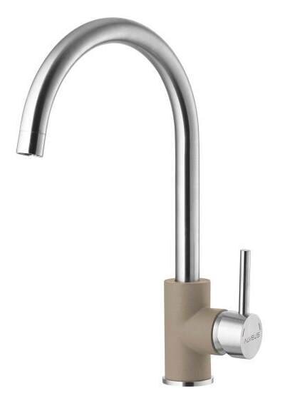 Изображение товара Смеситель кухонный Alveus Granital Elza G02M галька 230 мм однорычажный