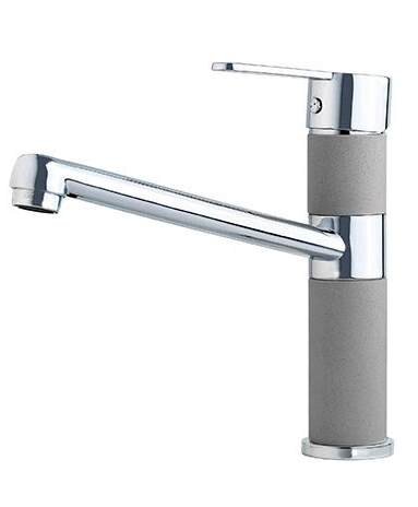 Изображение товара Смеситель для кухни Alveus Granital Zenit G81 бетон однорычажный вращающийся излив