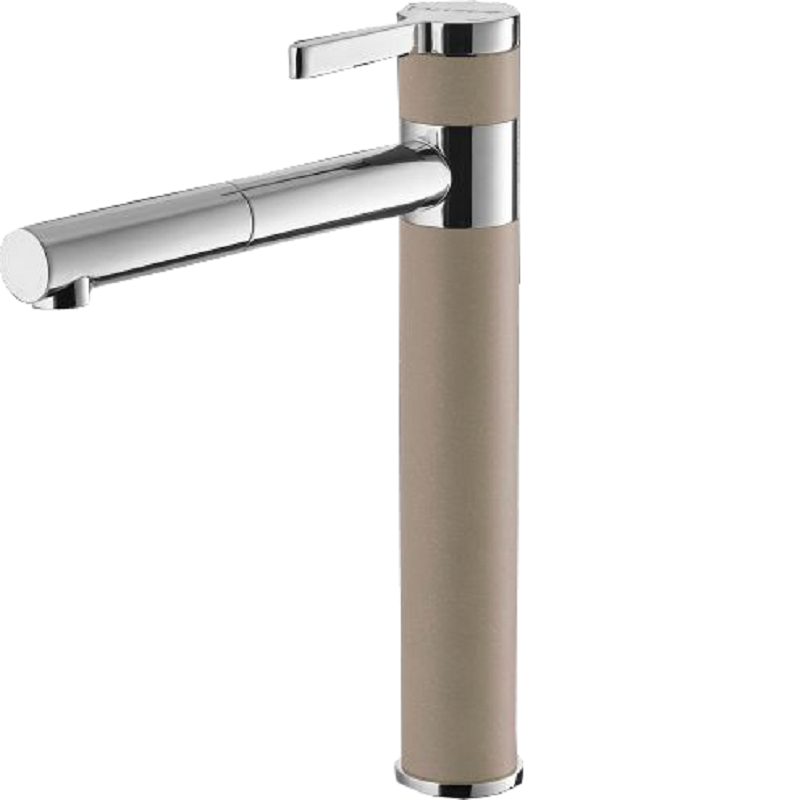 Изображение товара Смеситель для кухни Alveus Zina 1129059 CHR - G02M, цвет хром/бежевый