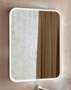 Изображение товара Зеркало Alavann Anna ALV0016001, 50 см с подсветкой, белое (ПЗ20-4300-0500-00)