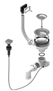 Изображение товара Выпуск с переливом Alveus FI 114 1127247 для кухонной мойки