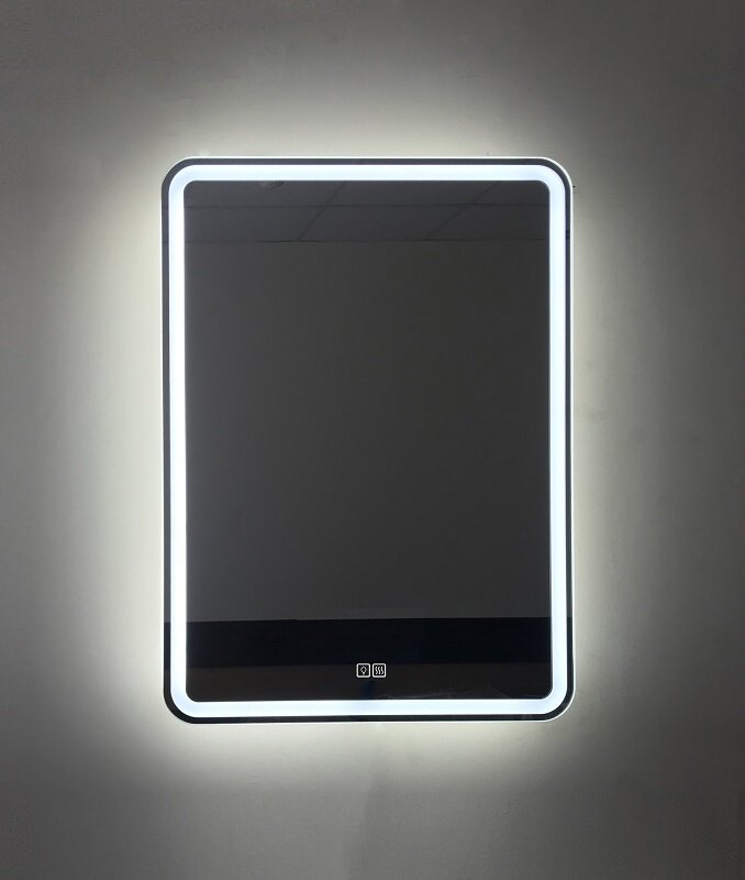 Изображение товара Зеркало BelBagno SPC-MAR-600-800-LED-TCH-WARM, 60 x 80 см, с LED-подсветкой, сенсорным выключателем и подогревом, цвет белый