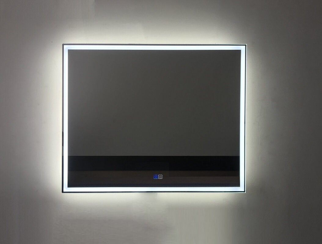 Изображение товара Зеркало BelBagno SPC-GRT-1000-800-LED-TCH-PHONE 100 x 80 см со встроенным светильником, сенсорным выключателем, блютуз-модулем, микрофоном и динамиками