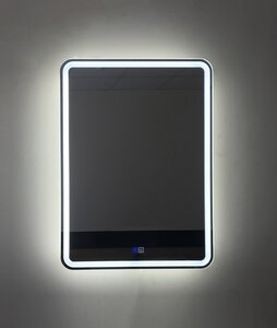 Изображение товара Зеркало BelBagno SPC-MAR-600-800-LED-TCH-PHONE 60 x 80 см со встроенным светильником, сенсорным выключателем, блютуз-модулем, микрофоном и динамиками