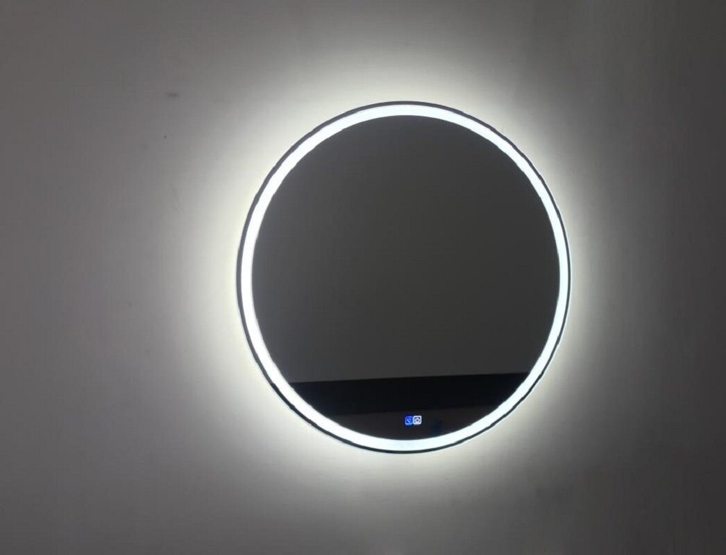 Изображение товара Зеркало BelBagno SPC-RNG-700-LED-TCH-PHONE 70 см с подсветкой и Bluetooth