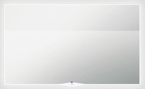 Изображение товара Зеркало Eqloo Aura 100 см, подвесное, с подсветкой, белый