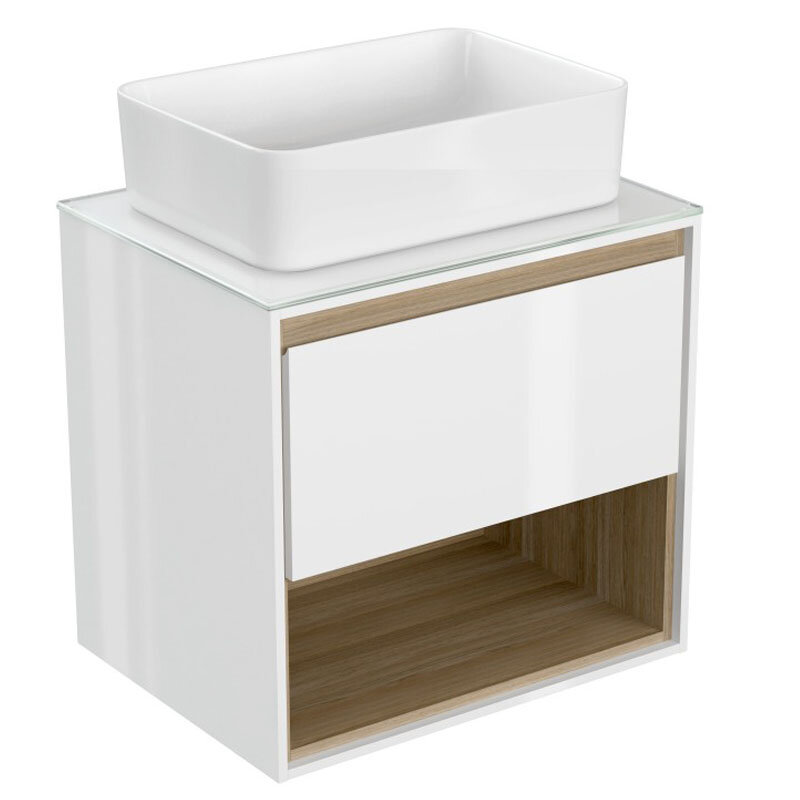 Изображение товара Тумба под раковину Cersanit Louna 60 со столешницей