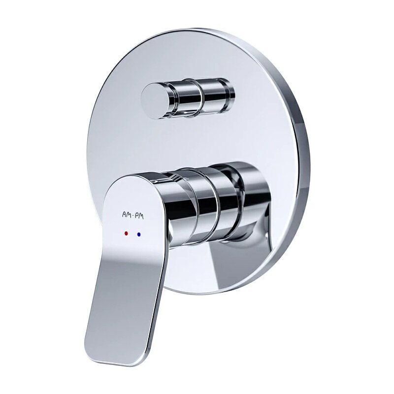 Изображение товара Смеситель Am.Pm X-Joy F85A45000 для ванны и душа, на 2 потребителя, встраиваемый, хром