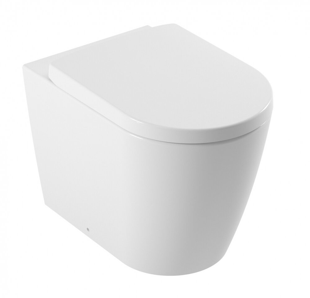 Изображение товара Приставной унитаз с функцией биде Serel Smart SM11BM 36x56x39 см с Soft Close и антибактериальным п