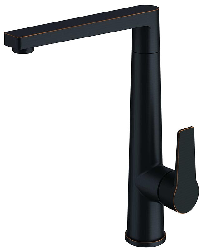 Изображение товара Смеситель для кухонной мойки Bien Lado BE11011803 черный Турция Г-образный однорычажный