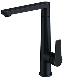 Изображение товара Смеситель для кухонной мойки Bien Lado BE11011803 черный Турция Г-образный однорычажный