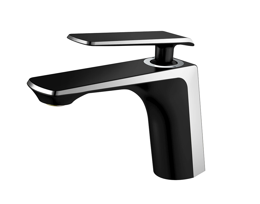 Изображение товара Смеситель для раковины Haiba HB10548-7 черный - стильный и надежный кран Изображение товара Смеситель для раковины Haiba HB10548-7 черный - стильный и надежный кран