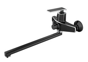 Изображение товара Смеситель для ванны и душа Haiba HB22548-7 с длинным изливом черный