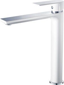 Изображение товара Смеситель для раковины Haiba HB11505-8 в белом и хромированном цвете