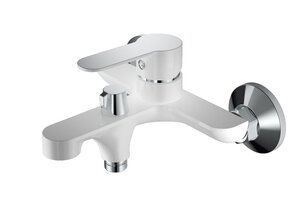 Изображение товара Смеситель для ванны и душа Haiba HB60557-8, белый/хром