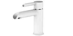 Изображение товара Смеситель для раковины Haiba HB10805-8, белый/хром