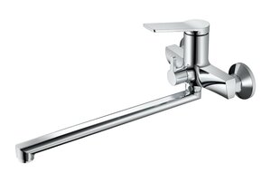 Изображение товара Смеситель для ванны и душа Haiba HB22572 с длинным изливом, хром