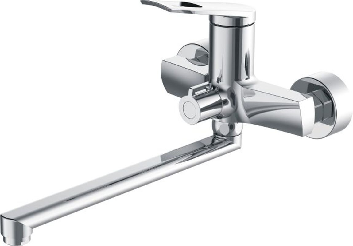 Изображение товара Смеситель для ванны и душа Haiba HB22595 с длинным изливом, хром