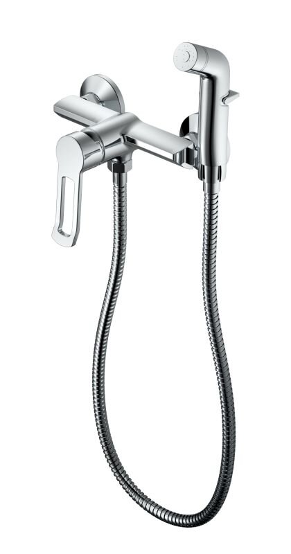 Изображение товара Гигиенический душ Haiba, HB55556, со смесителем, хром Изображение товара Гигиенический душ Haiba, HB55556, со смесителем, хром
