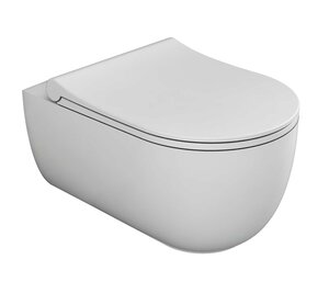 Изображение товара Подвесной безободковый унитаз Bien Vokha MDKA052N1VP1W3000, с функцией биде, крышка микролифт, белый