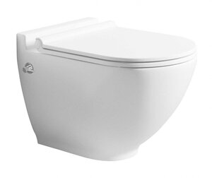 Изображение товара Подвесной безободковый унитаз Bien Harmony HRKA052N5VE0W5000, со встроенным смесителем, с функцией биде, крышка микролифт, белый