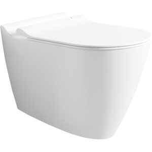 Изображение товара Подвесной безободковый унитаз Bien Mineral MNKA052N1VP1W3000, с функцией биде, крышка микролифт, белый