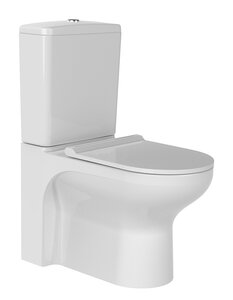 Изображение товара Напольный безободковый унитаз Bien Venus VNKD064N1VP0W5000, крышка микролифт, белый