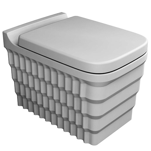 Изображение товара Подвесной унитаз с функцией биде и крышкой микролифт, белый, модель SHKA052N1VP1W3000