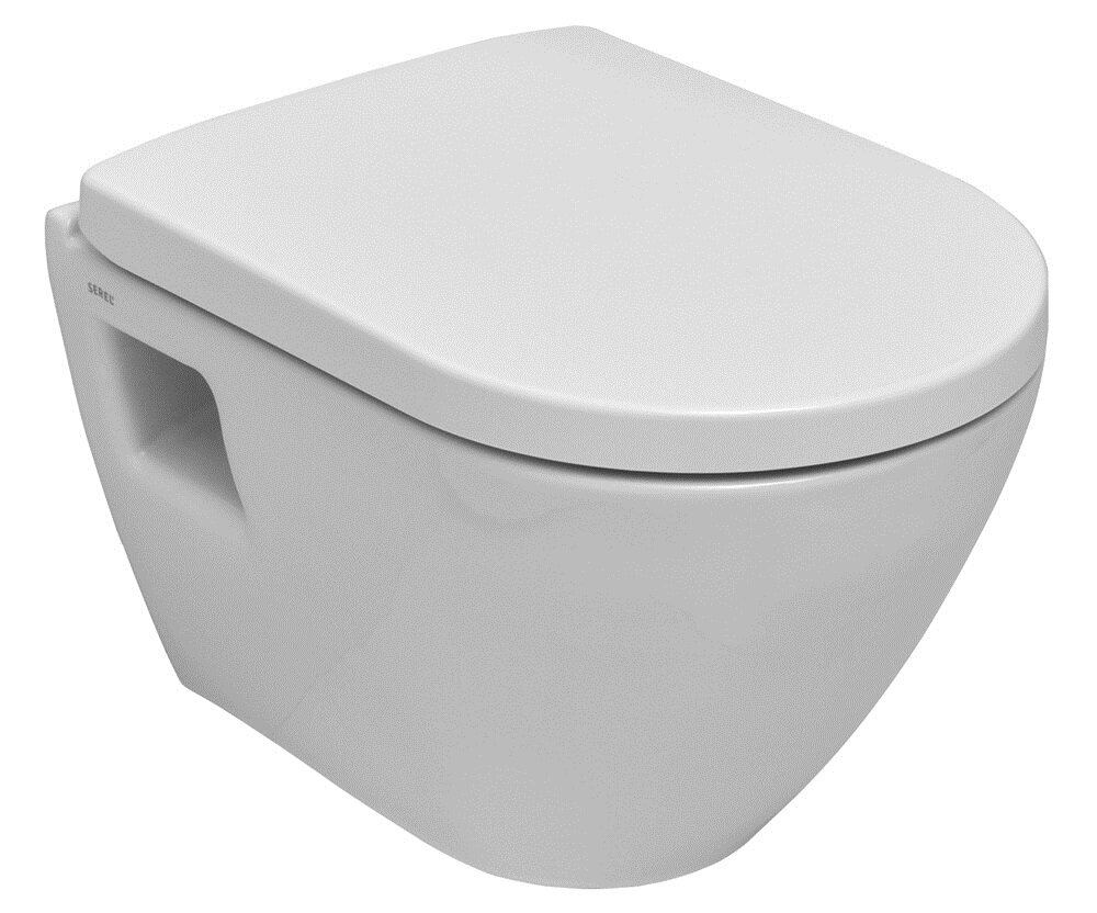 Изображение товара Подвесной унитаз с функцией биде Serel Smart SM12BM 35.5 x 48.5 x 33.5 см сиденье, Soft Close, белый