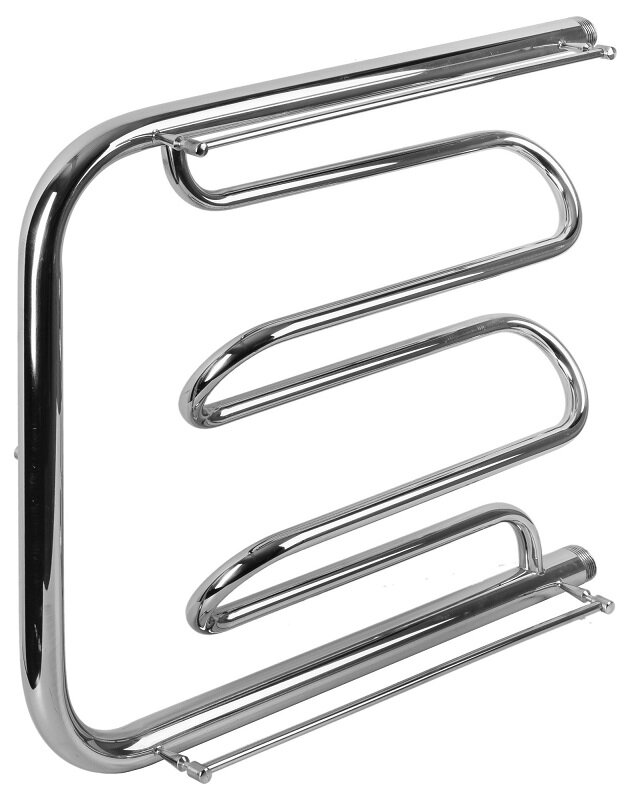 Изображение товара Полотенцесушитель водяной Indigo Фокстрот Liana, ширина 40 см, высота 60 см, 1 дюйм, с полками