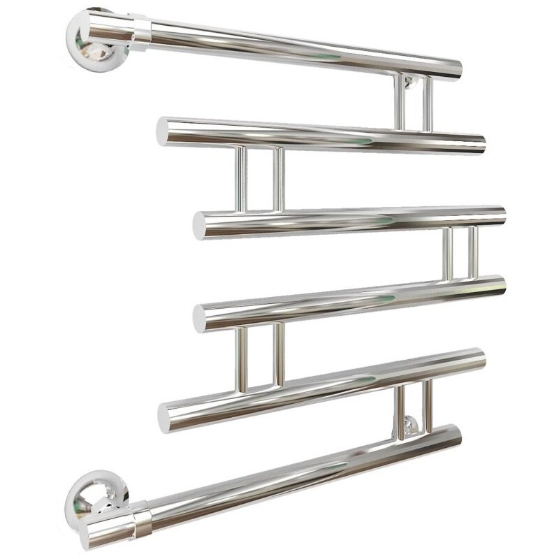 Изображение товара Водяной полотенцесушитель Indigo Фокстрот Zip 60 см хром для ванной